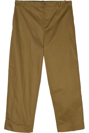 Maison Kitsuné Mid-rise straight-leg chinos
