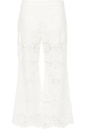 ZIMMERMANN Lexi broderie anglaise trousers