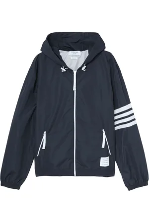 Thom Browne 4-Bar stripe hooded jacket