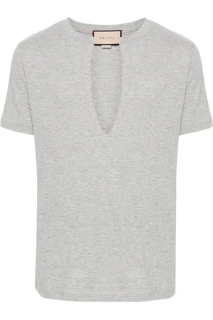 Gucci V-neck cotton T-shirt