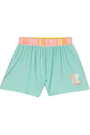 Billieblush Logo-patch shorts