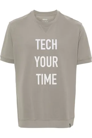 Boggi Milano Slogan-rubberised piqu?? T-shirt