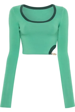 SIR Salvador knitted crop top
