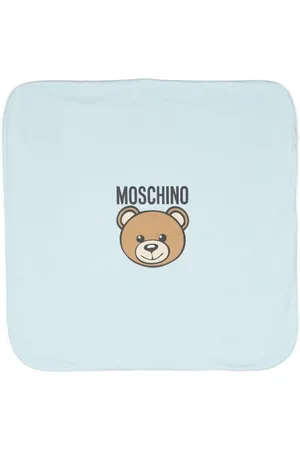 Moschino Teddy Bear cotton blanket (70cm x 70xm)
