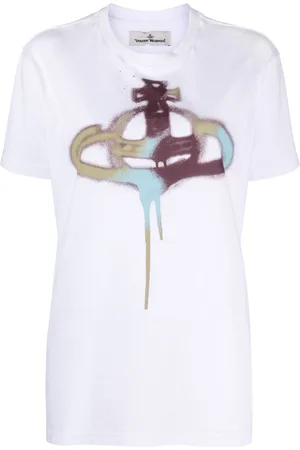 Vivienne Westwood Orb-spraypaint cotton T-shirt