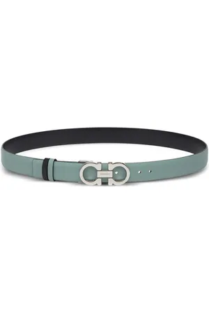 Salvatore Ferragamo Gancini-buckle leather belt
