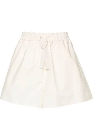 Moncler Logo-appliqu?? poplin shorts