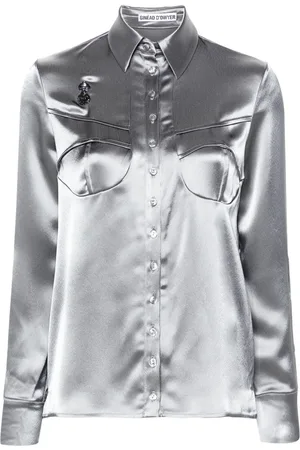 Sinéad O’Dwyer Pyjama satin shirt