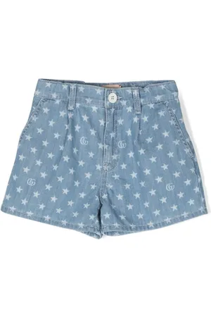 Gucci Star-print denim shorts
