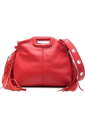 Maje Mini Miss M leather shoulder bag