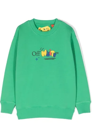 OFF-WHITE Funny logo-print sweatshirt