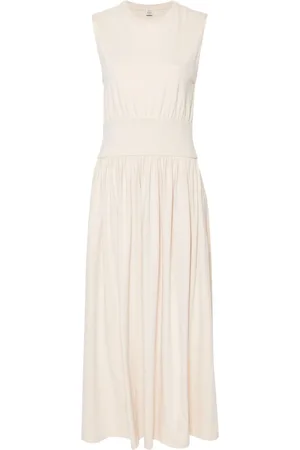 Totême Fitted-waistband midi dress
