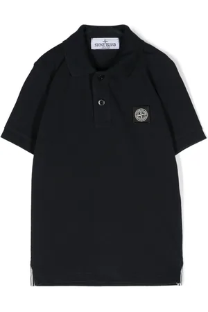 Stone Island Compass-patch piqu?? polo shirt