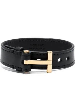 Tom Ford T-hinge leather bracelet