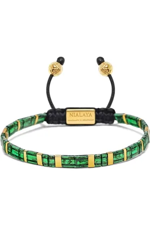 Nialaya Gold plated beaded bracelet