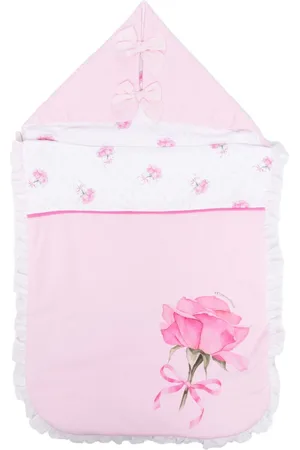 MONNALISA Rose-print sleeping bag