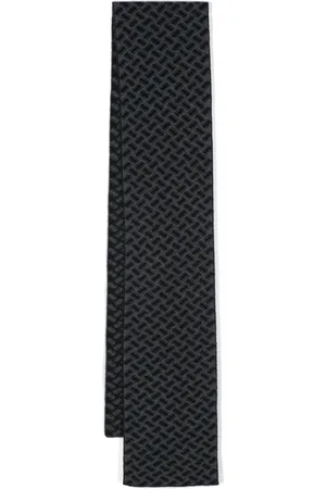 DRUMOHR Geometric-jacquard cashmere scarf
