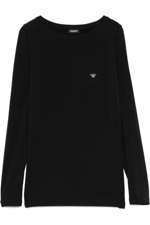 Emporio Armani Logo-appliqué T-shirt