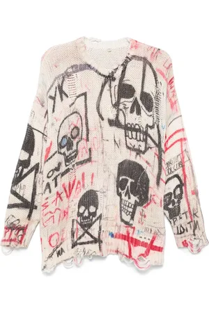 R13 Printed sweater