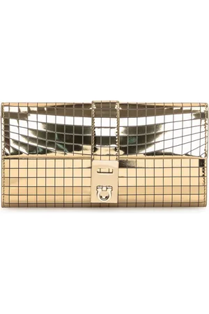 Salvatore Ferragamo Metallic wallet-on-chain