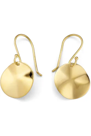 Ippolita 18kt yellow mini Classico Wavy Disc earrings