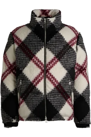 HUGO BOSS Check-pattern jacket