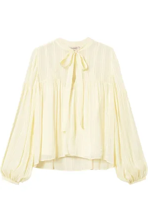 Twin-Set Stripe-jacquard blouse