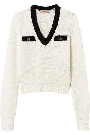 Twin-Set Oval T button-detail jumper
