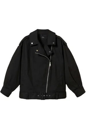 Twin-Set Belted biker jacket