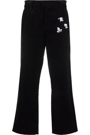 Soulland X Peanuts patches trousers
