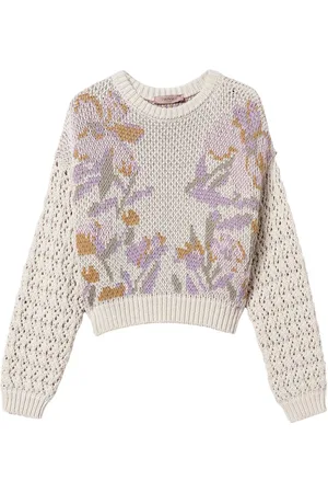 Twin-Set Floral-jacquard sweater