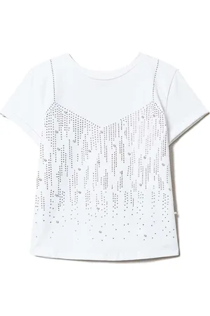 Twin-Set Crystal-embellished T-shirt