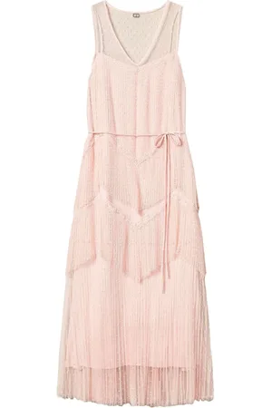 Twin-Set Pleated tulle dress