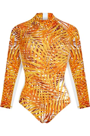 Vilebrequin Palm leaves-print rashguard