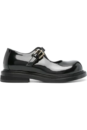 Moschino Leather mary jane flats