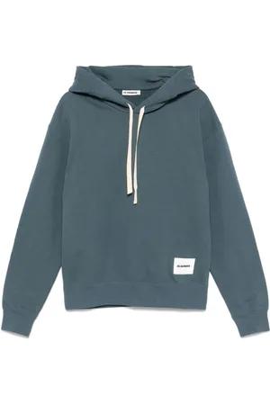 Jil Sander Logo-patch hoodie
