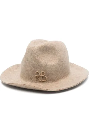 Ruslan Baginskiy Brushed-finish fedora hat