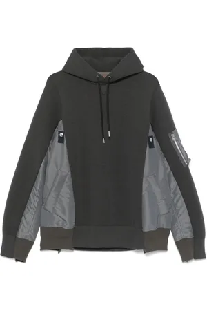 SACAI Panelled hoodie