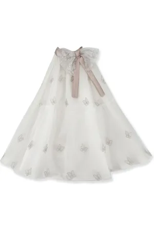 LA STUPENDERIA Butterflies-detailed tulle dress