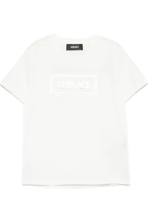 VERSACE 90 damier-print T-shirt