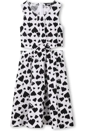 DKNY Heart of NY-print dress