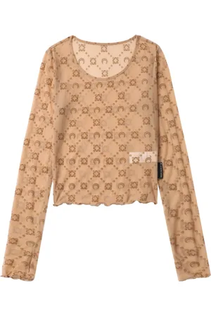 Marine Serre Monogram crewneck top