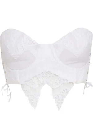 AMIR SLAMA Lace-detail top