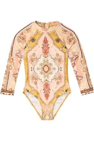ZIMMERMANN Wylie long-sleeved swimsuit