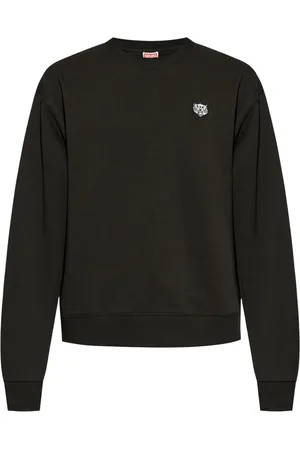 Kenzo Logo-patch cotton sweatshirt