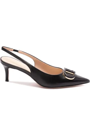 Twin-Set 60mm Oval T slingback pumps