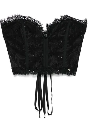 NISSA Lace cropped top