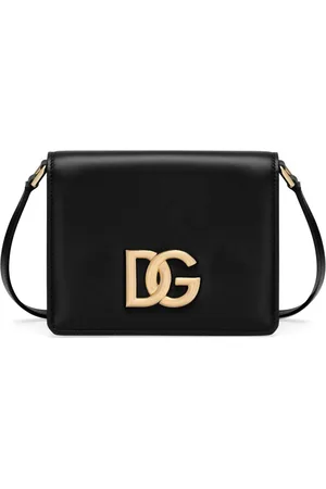 Dolce & Gabbana Logo-plaque leather crossbody bag