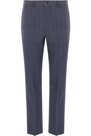 Etro Paisley-print wool trousers