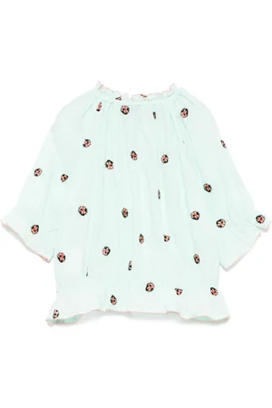Stella McCartney Lady bug-embroidered blouse